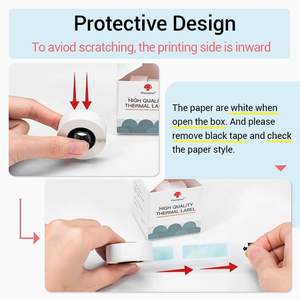 Papel Térmico para Etiquetas Phomemo, 3 Rollos de Colores Variados para D30, D30S, Q30S, Q30, D35 - Product Image 2