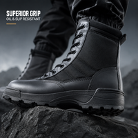 Bottes tactiques montantes pour hommes, chaussures de randonnée et d'entraînement d'extérieur, légères, respirantes, de sécurité et de sport, vente en gros