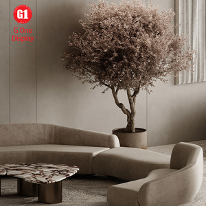 Design moderne de hall d'hôtel, comptoirs de réception LED personnalisés, sièges confortables pour salon, comptoirs de bar élégants, vitrines uniques - Product Image 3