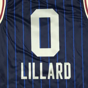 Versandbereit Damian Lillard 2024 Star Basketballtrikot der besten Qualität