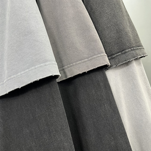 T-shirt à manches longues vintage pour homme 275G, surdimensionné, délavé à l'acide, 100% coton, logo personnalisé, streetwear, faux deux pièces, t-shirts pour homme - Product Image 4