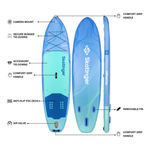 Skatinger 2026 Nouveau style Planche à pagaie gonflable SUP en tissu Drop Stitch 11'6'' avec <span class=keywords><strong>pompe</strong></span> - Product Image 5
