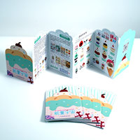 Service d'impression de brochures de dépliants personnalisés avec papier offset et matériaux en carton, y compris l'impression de cartes postales