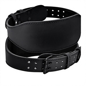 Coexistence Wholesale Custom Logo Breathable Leather <b>Belt</b> with Buckle Closure for Unisex Weightlifting and Power Training - Product Image 1