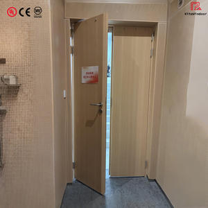 UL Listado Edifício Comercial Fogo Classificado Portas Interiores Porta De Madeira Do Fogo Do Hotel Porta À Prova De Fogo À Prova De Incêndio - Product Image 3