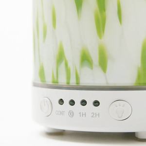 Diffusore ultrasonico elettrico elegante di vetro delle macchie verdi con la funzione principale e del Timer per uso dell'olio - Product Image 3