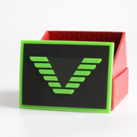 Patch en caoutchouc découpé au laser, imperméable, avec logo en PVC 3D en relief blanc éclatant, pour sacs, uniformes et étiquettes de vêtements