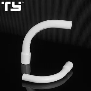 TY wholesale SCH 40 UPVC plastic 90 degree ell long sweep bend fitting