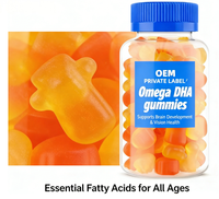Gummies Omega DHA en marque privée OEM |   Saveur personnalisée |   Complément alimentaire |   Soutien à la nutrition et au bien-être quotidiens
