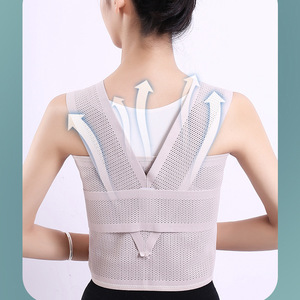 Attelle de soutien élastique respirante à côtes SMLXLXXL, bandage thoracique postopératoire, fournitures de thérapie pour la récupération des fractures thoraciques et vertébrales - Product Image 1