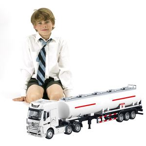 1/50 scala di metallo giocattolo camion di trasporto vero e proprio giocattolo pressofusa olio modello di simulazione lega olio camion per bambini adulti - Product Image 1