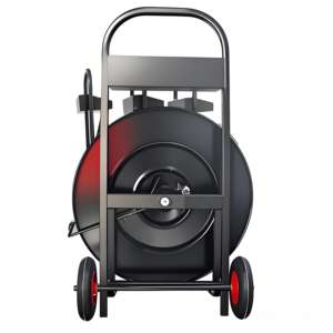 Chariot de distributeur de cerclage mobile de chariot à main d'emballage manuel en acier portatif pour la courroie d'ANIMAL FAMILIER de pp - Product Image 2