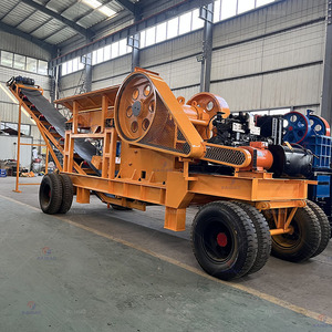 Nouveau type de concasseur à mâchoires mobile compact pour blocs de béton cellulaire, concasseur de blocs de béton, concasseur de minerai, broyeur, prix - Product Image 1