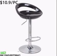 Chaise de bar pivotante confortable en acier de haute qualité pour l'école, l'intérieur et le jardin