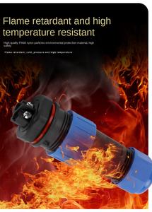 Siège de prise d'aviation étanche IP68 sans soudure connecteur de câble électrique bout à bout mâle-femelle 4-5-6-7-9P à 3 conducteurs - Product Image 4