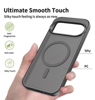 Étui de téléphone portable translucide de luxe avec anneau magnétique, sensation de peau, pour Google Pixel 11 / 11 Pro, coque de téléphone personnalisée