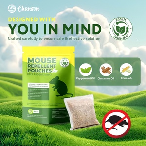 Sachets répulsifs naturels et écologiques pour rats et souris à base <span class=keywords><strong>de</strong></span> plantes avec huile <span class=keywords><strong>de</strong></span> menthe poivrée, longue durée (7-10 pièces) - Product Image 2