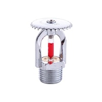 Tête d'arroseur automatique d'incendie 1/2 NPT, type de pulvérisation verticale et suspendue, 68 degrés, pour la protection incendie commerciale