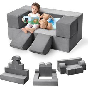 Compressed Hot Sale Montessori Foam <b>Floor</b> Bed Multifunctional Children Kids Modular Play <b>Sofa</b> for Children Bedroom Furniture - Product Image 1