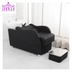 Bán buôn salon tóc Salon ghế massage điện rửa ngược massage dầu gội ghế với lưu vực cửa hàng cắt tóc dầu gội ghế nóng bán - Product Image 1