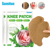 Sumifun Patchs Analgésiques pour Genoux à l'Armoise, Autocollants Auto-Chauffants pour Articulations, Muscles et Arthrite Rhumatoïde, Application Corporelle, Patchs Musculaires