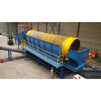 Usine de tri des déchets solides municipaux 100T, ligne de recyclage des déchets solides municipaux, équipement de traitement automatique des déchets