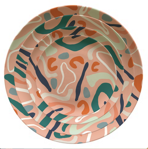 Missjoy — service <span class=keywords><strong>de</strong></span> table en porcelaine, poterie colorée, Style anglais - Product Image 2