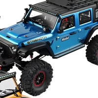 Camion RC électrique 4x4 à l'échelle 1:10, modèle SUV tout-terrain télécommandé