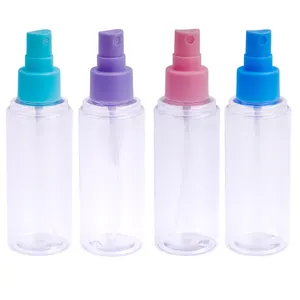 Plastic PET Screw Cap Spray Bottle 60/100/120ml High-Grade Cosmetic Water Bottle Alcohol Disinfection Spray Bottles