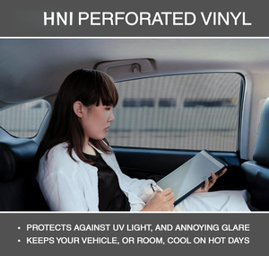 Film adhésif perforé unidirectionnel noir pour vitres, film PVC lumineux pour vitrage, rouleau <span class=keywords><strong>de</strong></span> vinyle à vision unidirectionnelle - Product Image 4
