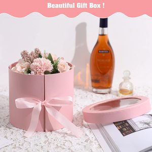<span class=keywords><strong>Boite</strong></span> à fleurs en <span class=keywords><strong>carton</strong></span> avec Roses florales, boîtes rondes <span class=keywords><strong>de</strong></span> haute qualité pour fleurs, Style luxueux, 1 pièce - Product Image 2