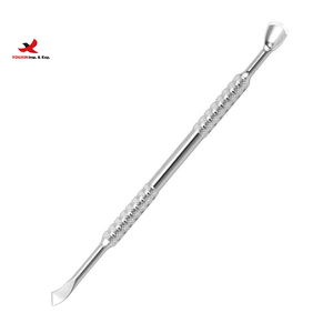 Pousse-cuticules double tête en acier inoxydable durable, vente en gros d'usine, promotion spéciale, pour le soin des ongles - Product Image 2