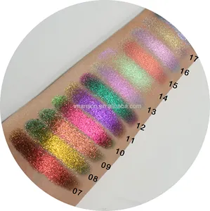 Nouvelle couleur cosmétiques multichrome Shifting ombre à paupières sirène perle paillettes duochrome fard à paupières