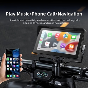 Pantalla IPS portátil de 7 pulgadas para motocicleta con CarPlay/<span class=keywords><strong>Android</strong></span> Auto inalámbrico, BT, IP67 a prueba de agua, fácil liberación rápida, ODM/OEM - Product Image 4
