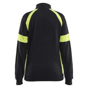 BLAKLADER - 356811589933S Sudadera Hi-vis Mujer con cremallera completa Negro/Amarillo-EAN 7330509917442 ROPA DE TRABAJO DE 2017 - Product Image 3