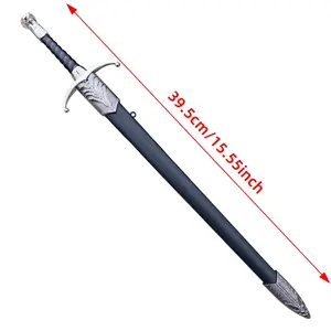 Europe et les États-Unis série télévisée populaire Thrones Longclaw Direwolf Sword Metal crafts 30cm grande taille modèle d'épée en stock