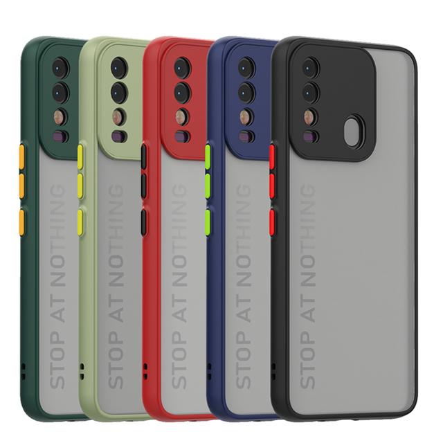 Hot Selling Cheap Price Frost Matte Smoke Case for Tecno Spark 8 8P Tpu Pc Ultra Slim Back Cover