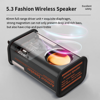 Set de Regalo Personalizado por Sublimación que Incluye Altavoz Bluetooth, Auriculares Inalámbricos, Paraguas y Cable de Carga para Promociones Empresariales