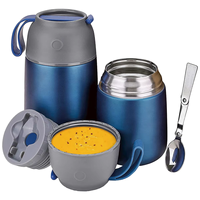 Boîtes à lunch isothermes de qualité alimentaire sans BPA, 17 oz et 24 oz
