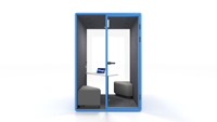 Cabine de bureau mobile de haute qualité, nouvelle conception, cabine de réunion, espace de travail privé pour studio de musique, taille M