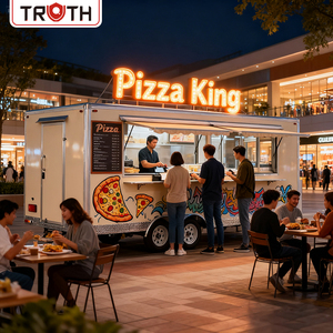 Nuevo Tipo de Food Truck Completo con Cocina para Helados, Pizza, Café y Hot Dogs, Remolque de Comida Móvil Económico - Product Image 1