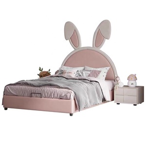 Rosegia - Vente en gros à prix réduit - Cadre de <span class=keywords><strong>lit</strong></span> pour enfant en cuir souple de style nordique moderne avec oreilles de lapin mignonnes - Product Image 5