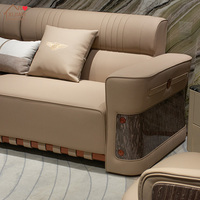Ensemble de canapés italiens modernes design, accoudoirs texturés verticaux, structure en bois massif, cuir Nappa, 1, 2 ou 3 places, personnalisable