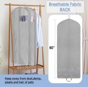Anti-poussière 6 pcs/set Transparent Vêtements Couvre Vêtement Costume Robe Sac, Vêtements Couverture Protecteur Voyage Sac Dust Cover/ - Product Image 4