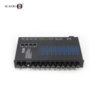 Système audio de voiture 9 bandes EQ, 6 canaux, crossover passif, caisson de basses, égaliseur de fréquence en fer, classe AB/D, séparation 4 canaux