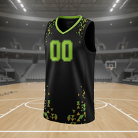Camiseta de Baloncesto Reversible y Transpirable 2026, Uniforme de Equipo para Adultos, Impresión por Transferencia de Calor, Personalizada, 100% Poliéster
