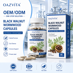 OAZVITA Extrait Naturel d'Armoise, de Noyer <span class=keywords><strong>Noir</strong></span> et de Clou de Girofle – Complément Détoxifiant pour la Nettoyage Intestinal et le Soutien Immunitaire – Capsules d'Armoise et de Noyer <span class=keywords><strong>Noir</strong></span> - Product Image 2