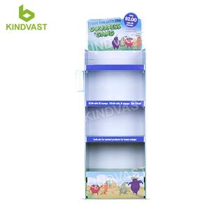 Özel öğrenci perakende mağaza POP karton oyuncak vitrin rafı Lolliops için promosyon kat karton sergi standı standı peluş oyuncaklar - Product Image 6