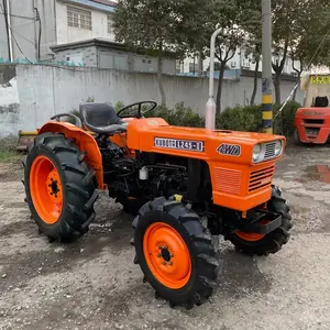 รถแทรกเตอร์สำหรับใช้งาน Kubota L245,รถแทรกเตอร์แบบล้อฟาร์ม4x4wd เครื่องจักรกลการเกษตรรถแทรกเตอร์ขนาดกะทัดรัดของญี่ปุ่น