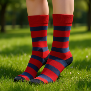 Chaussettes décontractées pour filles, motif rayé, nylon, chaudes, taille unique, usage quotidien, chaussettes d'hiver - Product Image 2